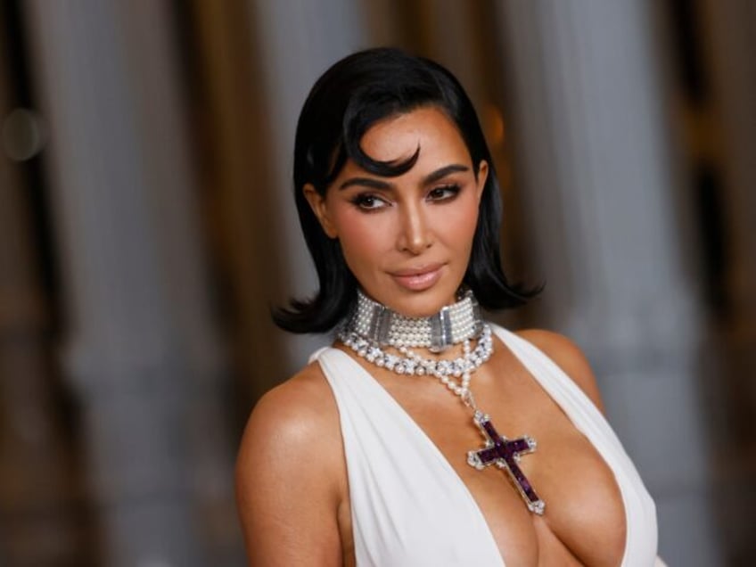 US media personality Kim Kardashian attends the LACMA Art+Film Gala at the Los Angeles Cou