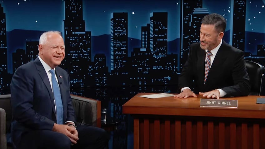 Tim Walz on Jimmy Kimmel Live