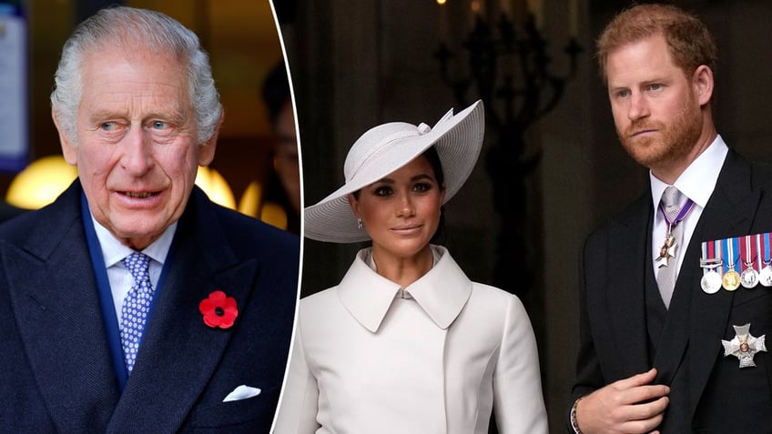 king charles 75th birthday royals relieved prince harry meghan markle not attending celebration expert