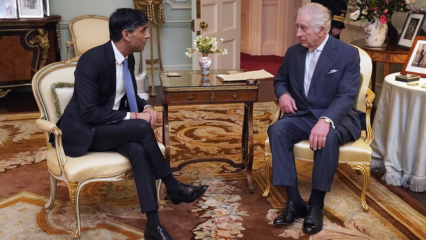 Prime Minister Sunak gave King Charles encouraging messages of support