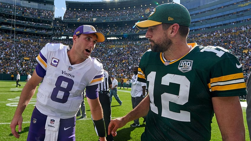 Kirk Cousins and Aaron Rodgers