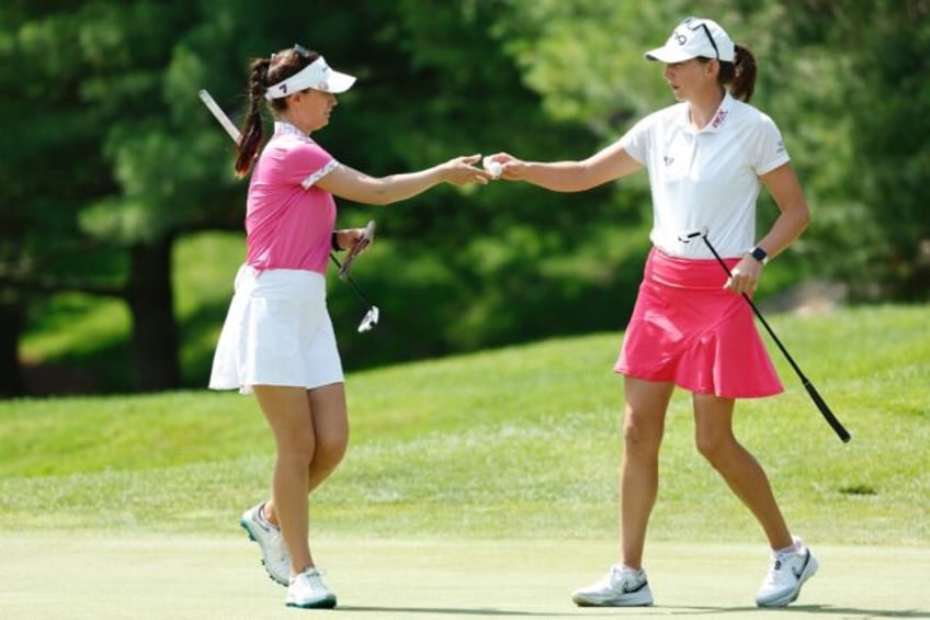 knight and szokol lead great lakes bay invitational lpga team event