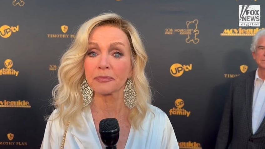 knots landing star donna mills still a knockout at 82 with no plans on slowing down