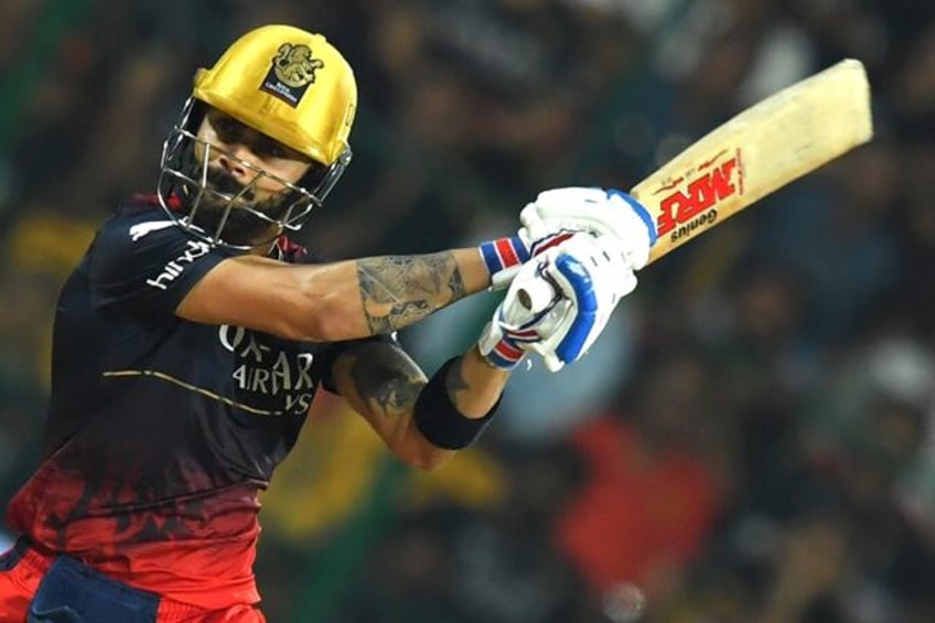 Virat Kohli in action for Royal Challengers Bangalore last year