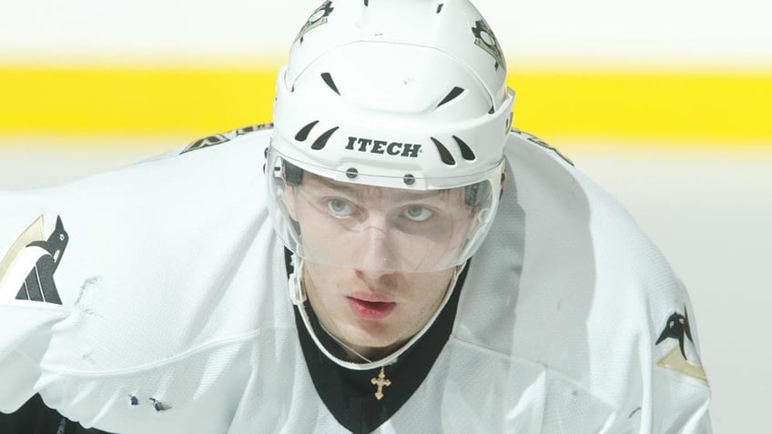 Konstantin Koltsov with the Pens