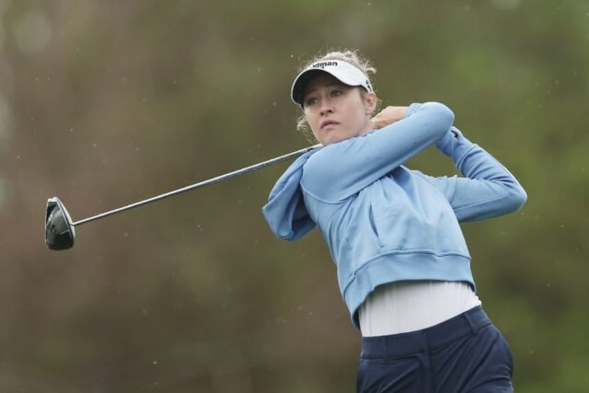 Top-ranked Nelly Korda of the United States seeks her eighth victory of the year at this w