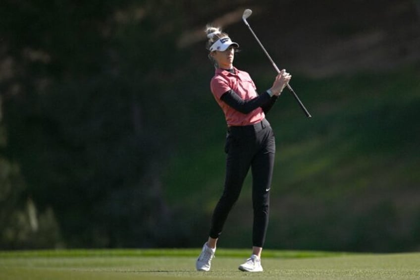 Nelly Korda won her fourth straight tournament at the LPGA Match Play in Las Vegas on Sund