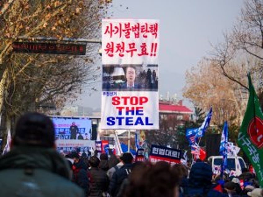 Korean-Americans rally in D.C. against President Yoon's impeachment