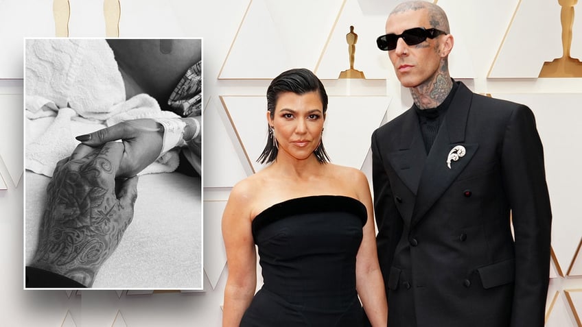 kourtney kardashian travis barker reveal life threatening emergency surgery saved unborn babys life