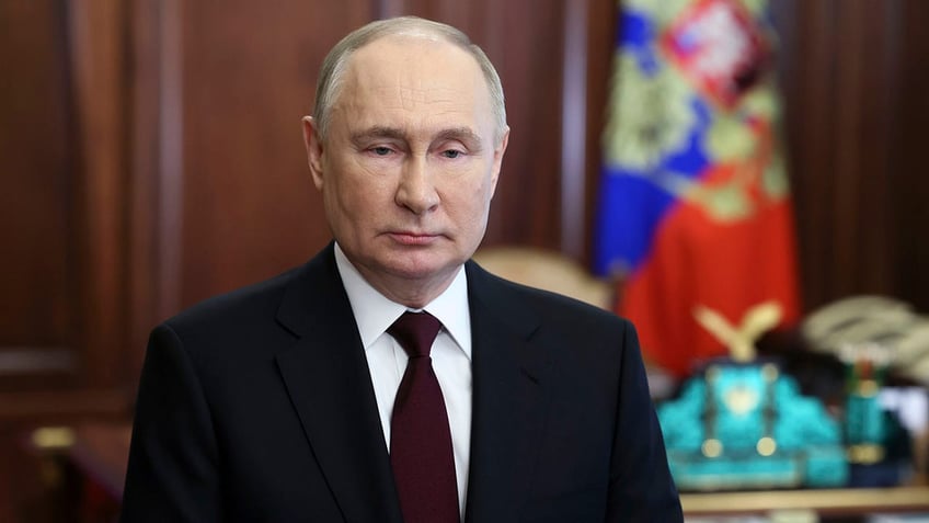 Russian President Vladimir Putin speaks