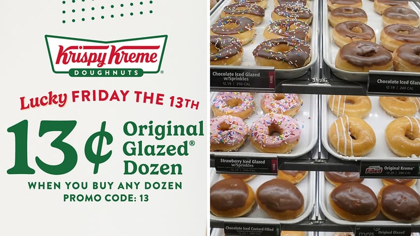 Krispy Kreme 13-cent donuts Friday The 13th