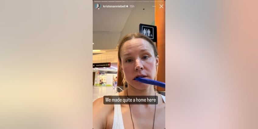 kristin bell dax shepard shoot down criticism they lied about being stranded at airport