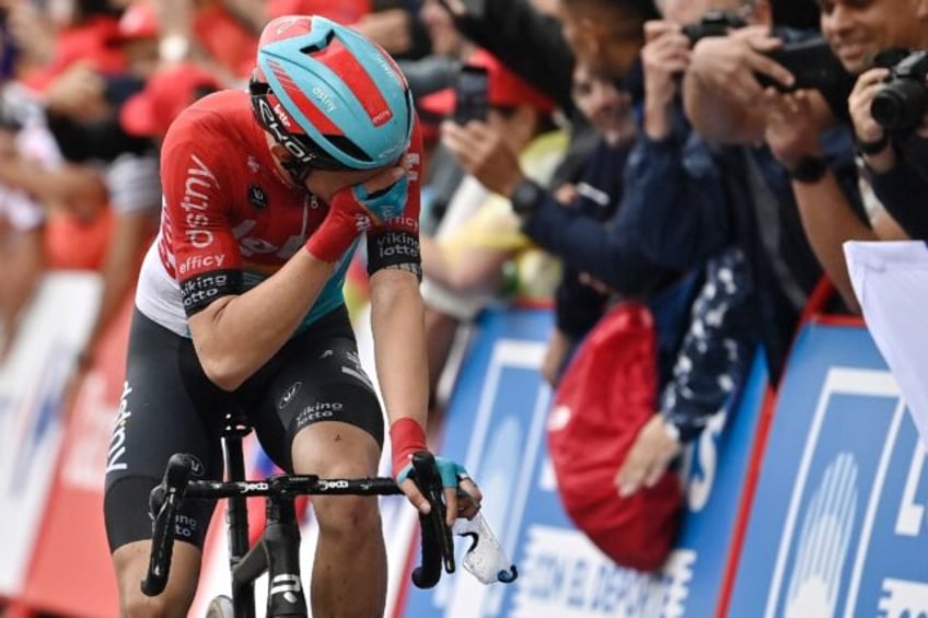 kron grabs emotional vuelta stage win for heartbroken team