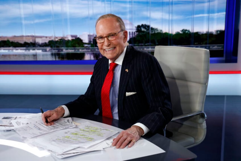 WASHINGTON, DC - FEBRUARY 05: Larry Kudlow of "Kudlow" at Fox Business Studios o