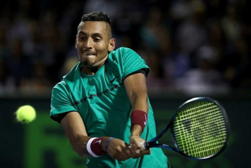Nick Kyrgios of Australia only played one ATP Tour game in 2023 due to injury