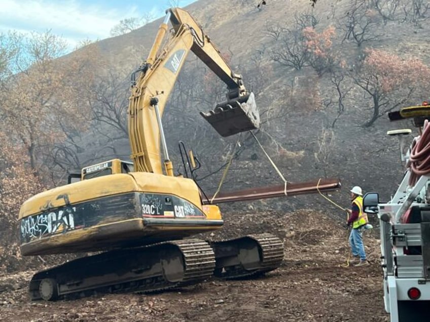 Excavator (Joel Pollak / Breitbart News)