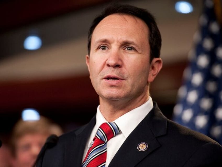 UNITED STATES - OCTOBER 04: Rep. Jeff Landry, R-Ill., speaks at a news conference with ot