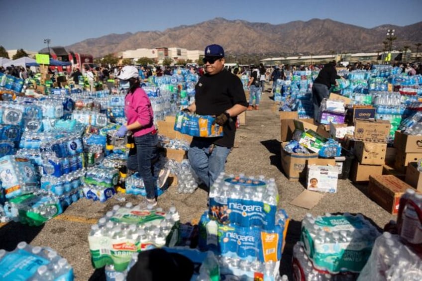 A donation center in Los Angeles has been forced to move to three different locations as i