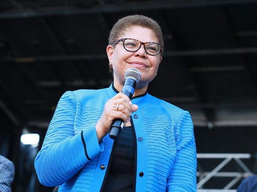 LOS ANGELES, CALIFORNIA - MAY 04: Congresswoman Karen Bass attends the official unveiling