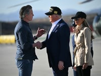 LA protests turn spotlight on California’s ambitious governor