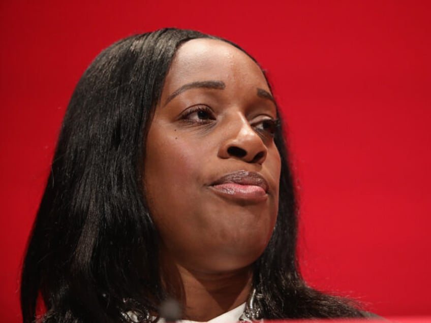 LIVERPOOL, ENGLAND - SEPTEMBER 26: Shadow International Development Secreatary Kate Osamor delivers her keynote speech during the second day of the Labour party conference on September 26, 2016 in Liverpool, England. During his keynote speech later today Labour shadow chancellor John McDonnell will state that if in power a Labour …