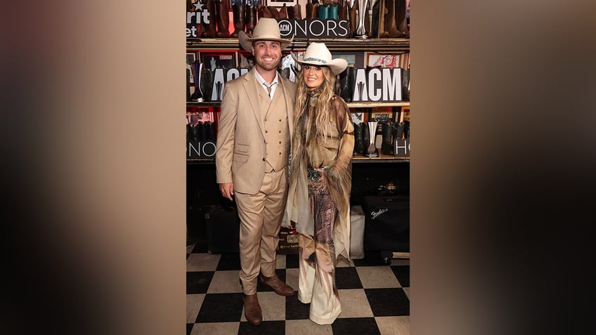 Wilson and Hodges walked the carpet together at the ACM Honors.