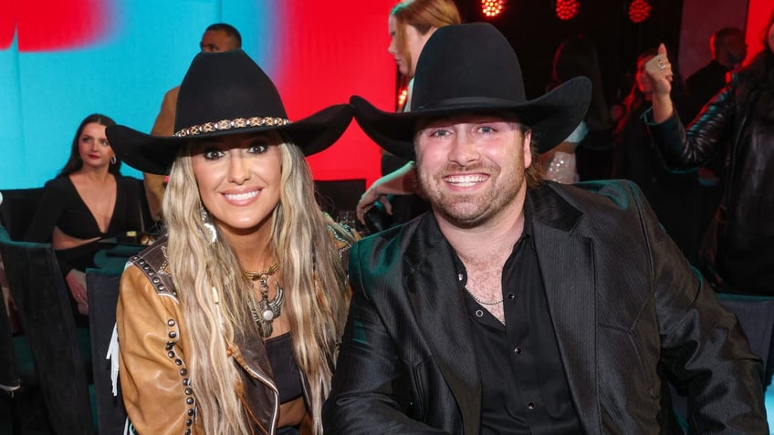 Lainey Wilson and Devlin Hodges at the People's Choice Country Awards