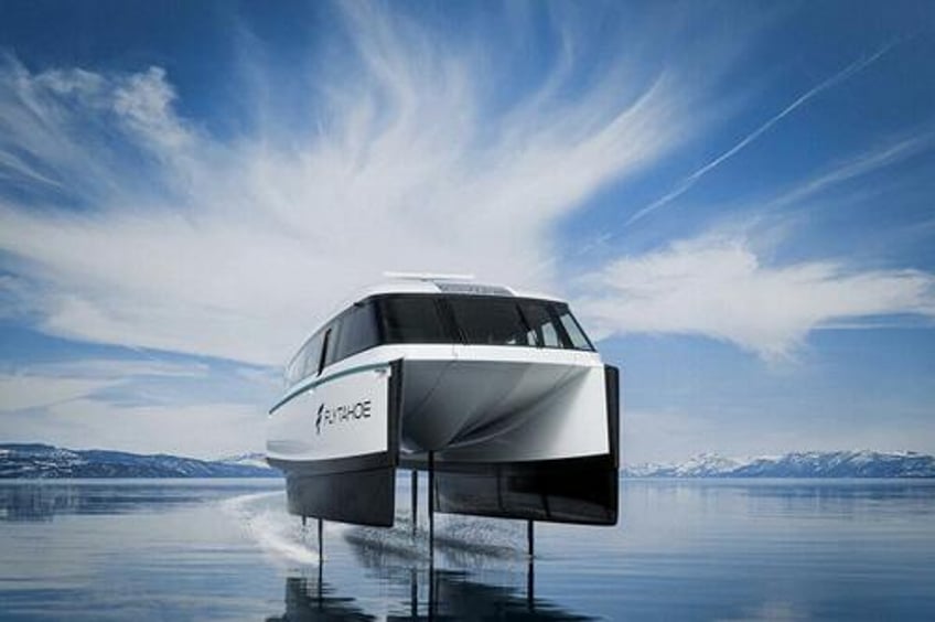 lake tahoe to make waves with first flying electric ferry in us