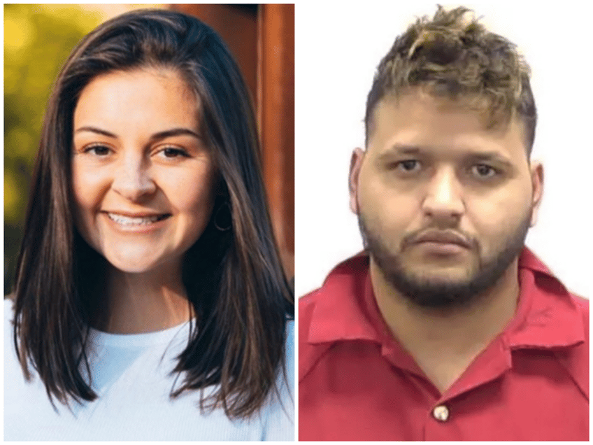 Jose Antonio Ibarra (right) is accused of kidnapping and murdering Laken Riley (left) whil