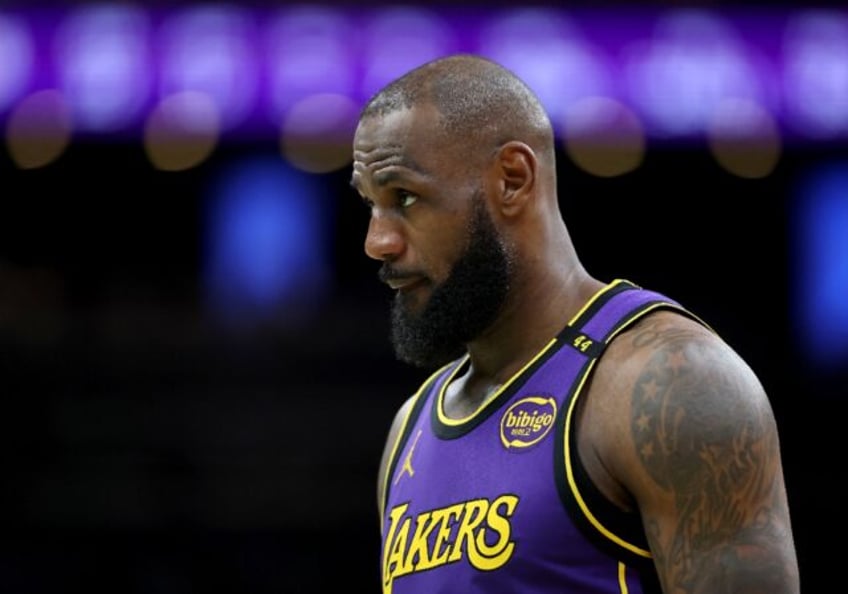 LeBron James of the Los Angeles Lakers is reportedly expected to miss at least one to two