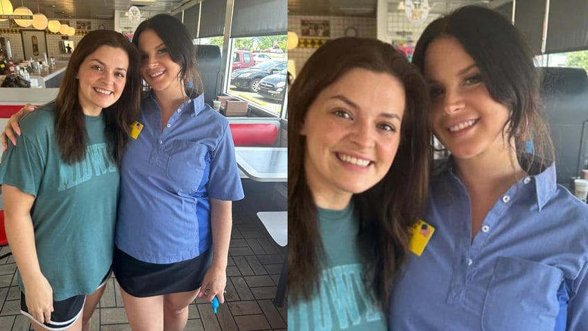 lana del rey works waffle house restaurant gig