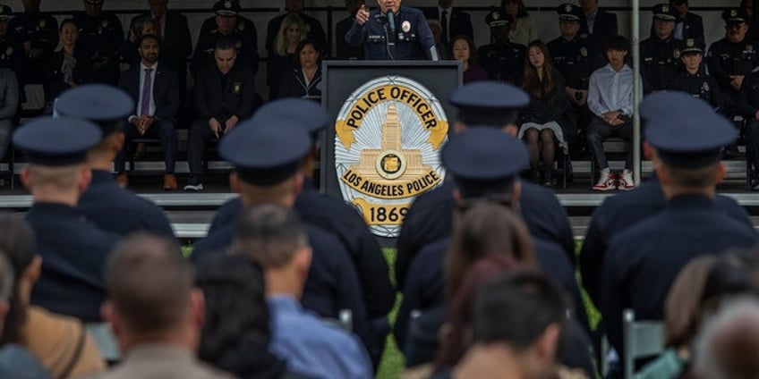 lapd dwindles to smallest force since 1990s due to anti police rhetoric police union says