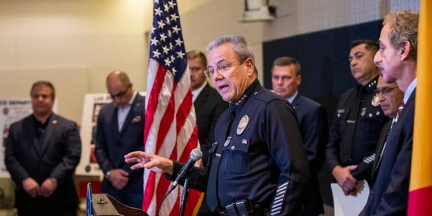 lapd dwindles to smallest force since 1990s due to anti police rhetoric police union says