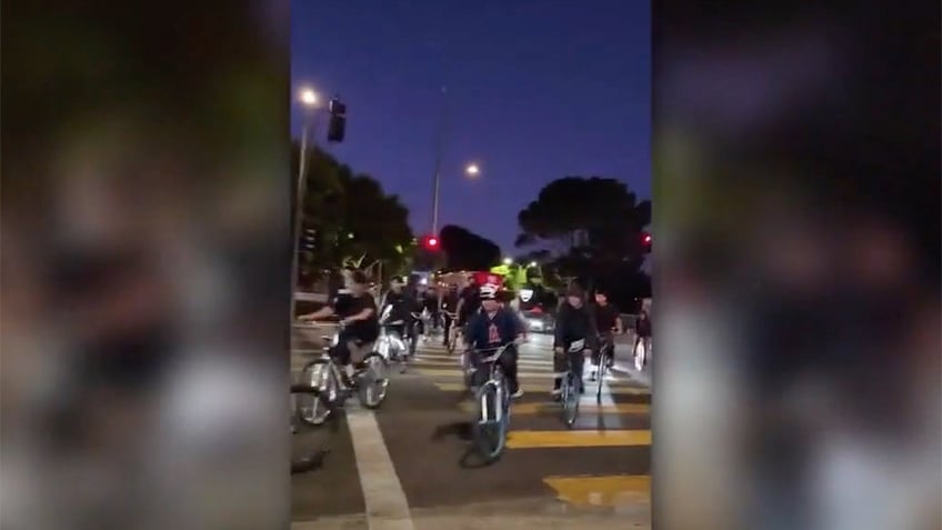 Teens on bikes in LA robberies