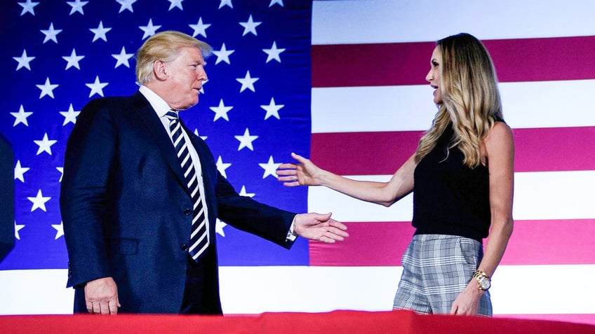 Lara Trump and Donald Trump