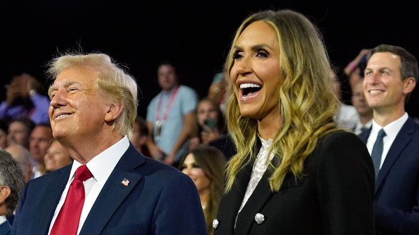 Lara Trump with Donald Trump