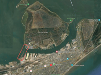 Large Barge Slams Into Galveston Bridge, Stranding Thousands On Pelican Island