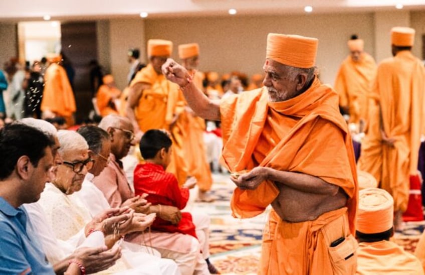 A consecration ceremony was held for the unveiling of the BAPS Hindu Mandir in Johannesbur