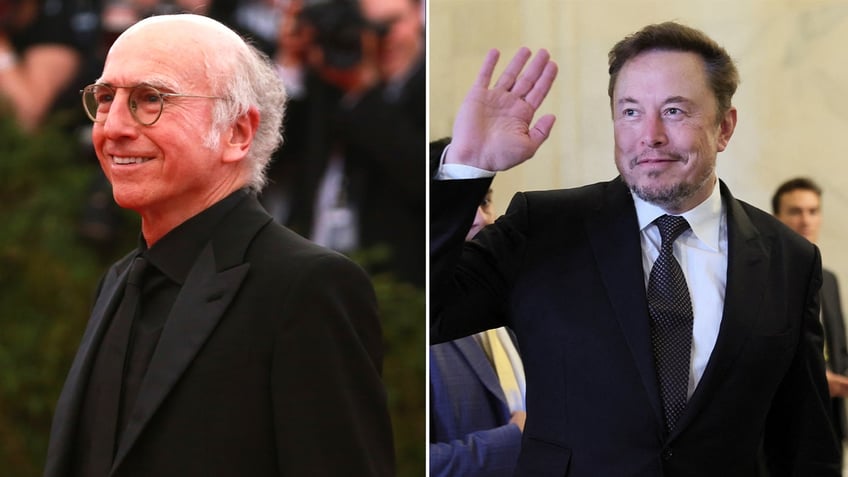 larry david accused stunned elon musk at a wedding of supporting child murder book