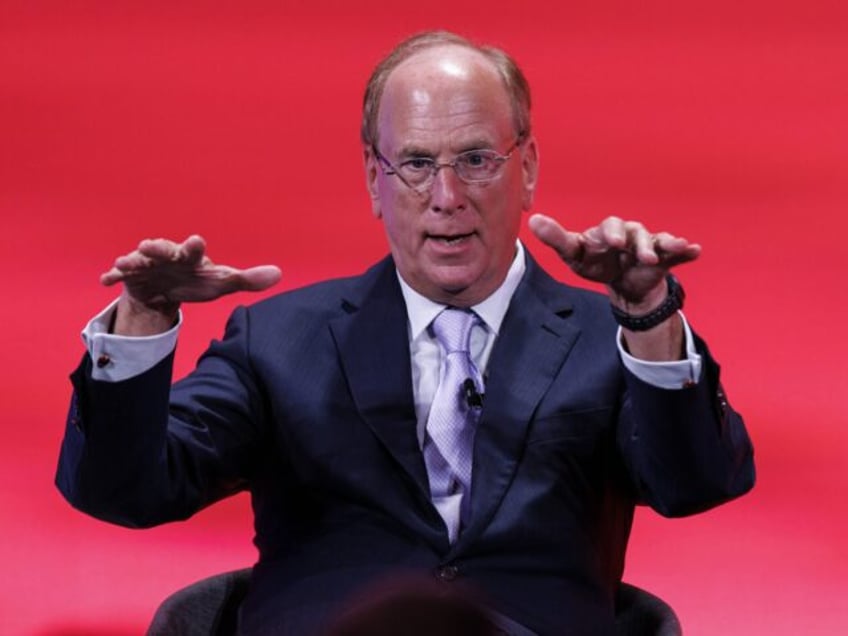 Larry Fink, chief executive officer of BlackRock Inc., during the International Investment