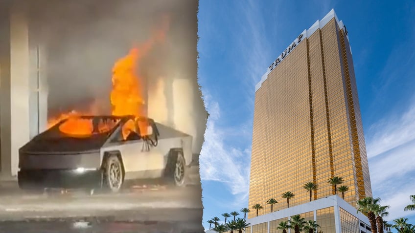 1 dead, 7 injured after Tesla Cybertruck catches fire outside Trump hotel in Las Vegas