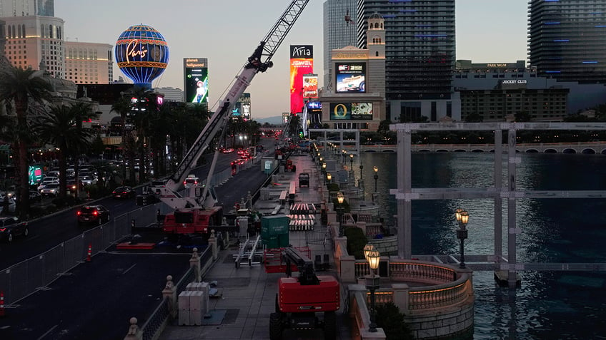 las vegas ready for f1 races after a year of construction preparing for the event