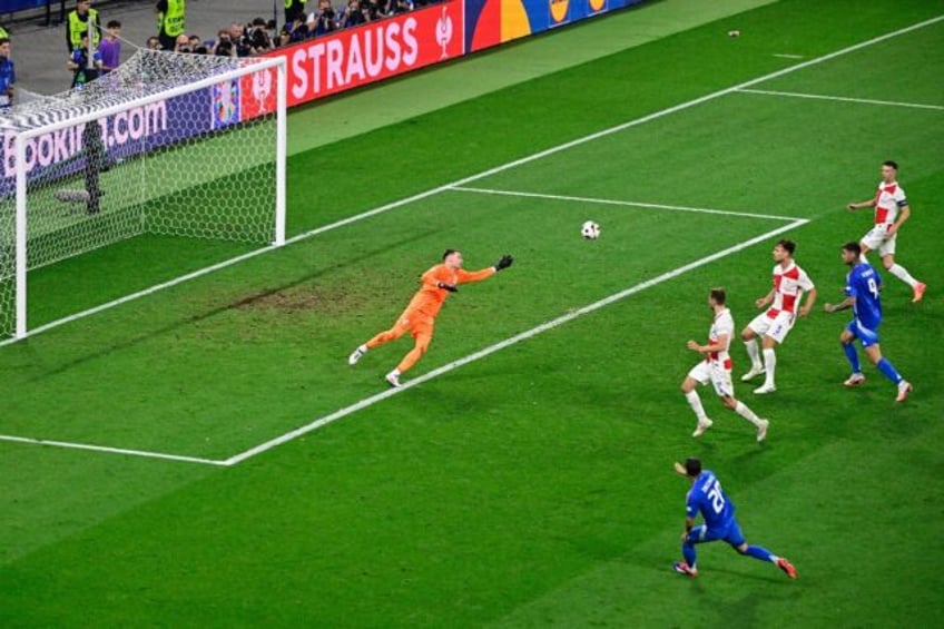 Mattia Zaccagni scores Italy's decisive equaliser against Croatia