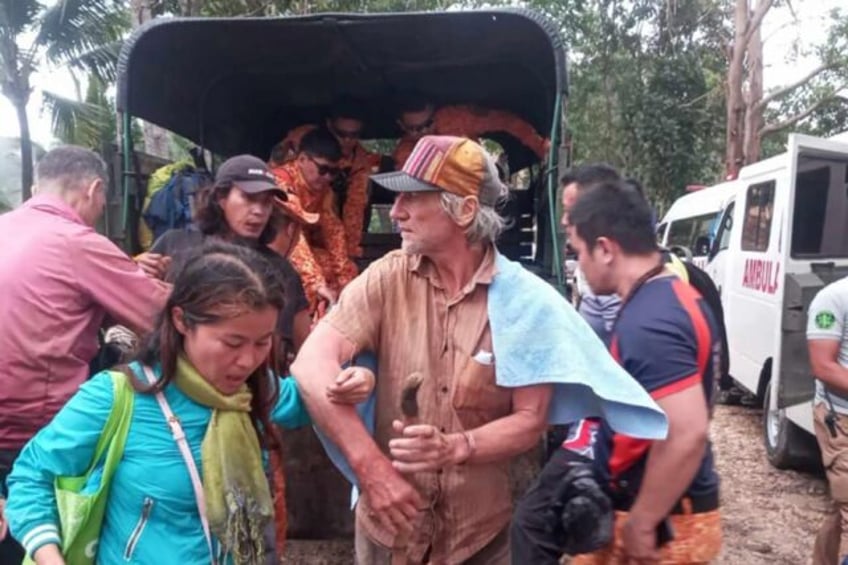 Philippine Army personnel found the hikers in a mountainous area thick with vegetation