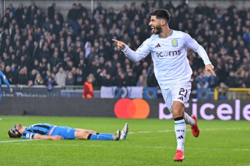 Marco Asensio's late penalty sealed a 3-1 win for Aston Villa against Club Brugge in the f