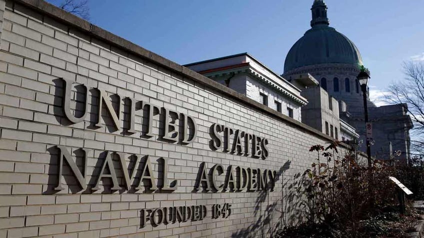 An entrance to the U.S. Naval Academy