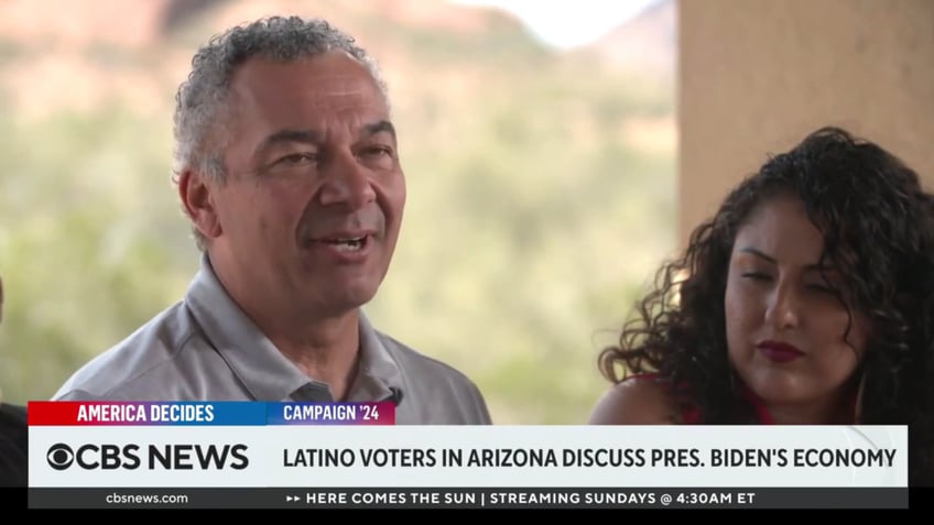 latino voters scoff at cbs news reporter asking if trumps a threat to democracy dont buy that argument