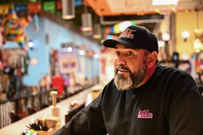 Las Vegas restaurateur Antonio Munoz says he is torn in 2024 between voting Democratic -- the traditional political lane for US Latinos -- and casting a ballot for the Republican nominee, likely Donald Trump