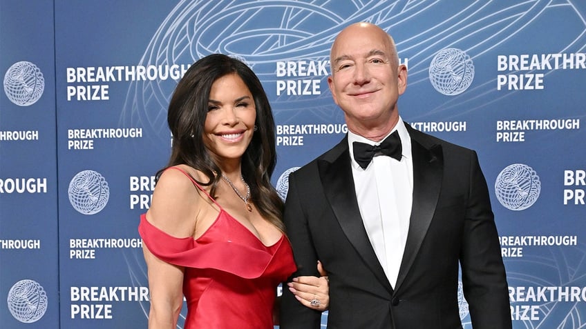 Lauren Sanchez and Jeff Bezos