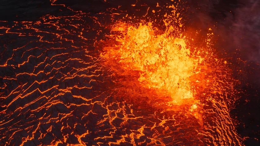 Volcanic eruption in Iceland